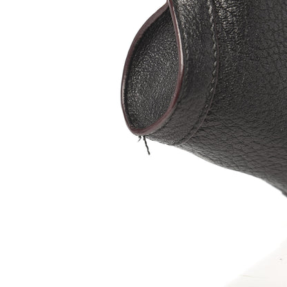Alexander McQueen Calfskin De Manta Clutch Black 8 of 11