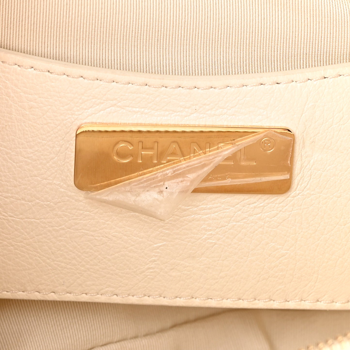 Calfskin Quilted All About Waist Belt Bag Light Beige