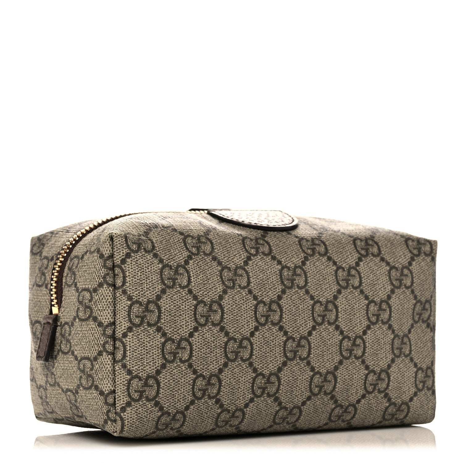 Gucci Soft GG Supreme Monogram Calfskin Medium Ophidia Cosmetic Case Beige Ebony New Acero 3 of 10
