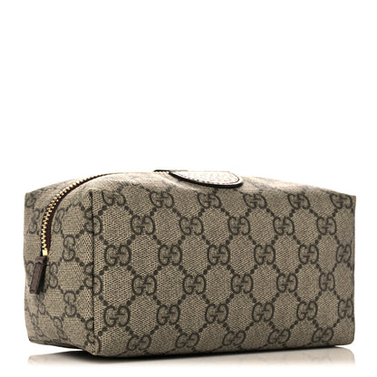 Gucci Soft GG Supreme Monogram Calfskin Medium Ophidia Cosmetic Case Beige Ebony New Acero 3 of 10