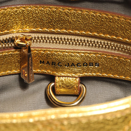 Marc Jacobs Quilted Leather Kristina Metallic Gold 6 of 9
