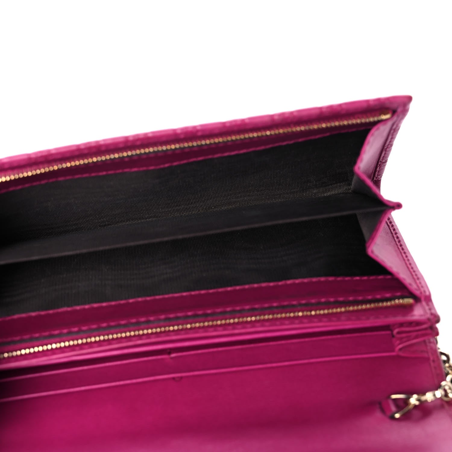 Gucci Soft Microguccissima Dice Chain Wallet Bright Bouganville 7 of 14