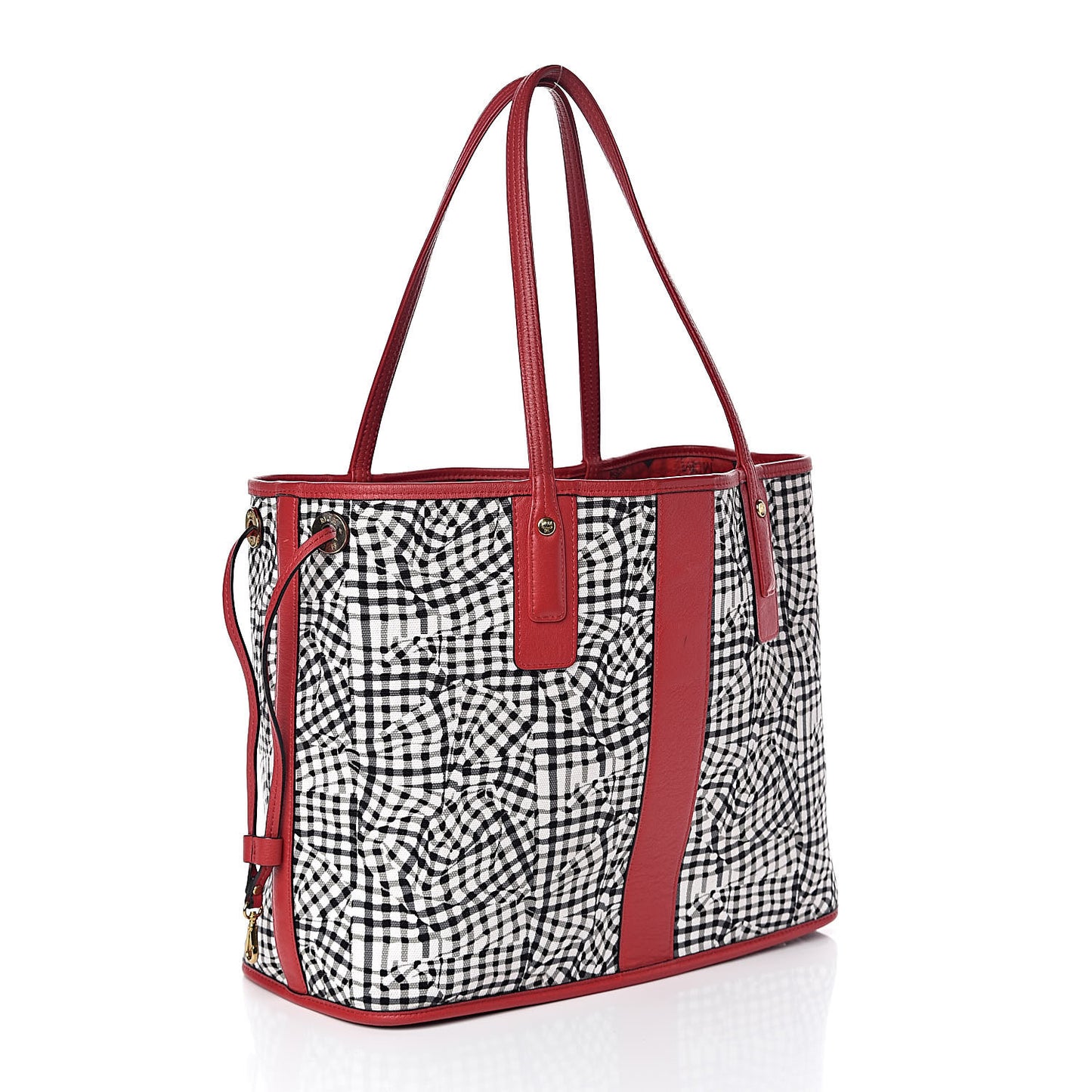 Visetos Medium Liz Reversible Shopper Tote Ruby Red