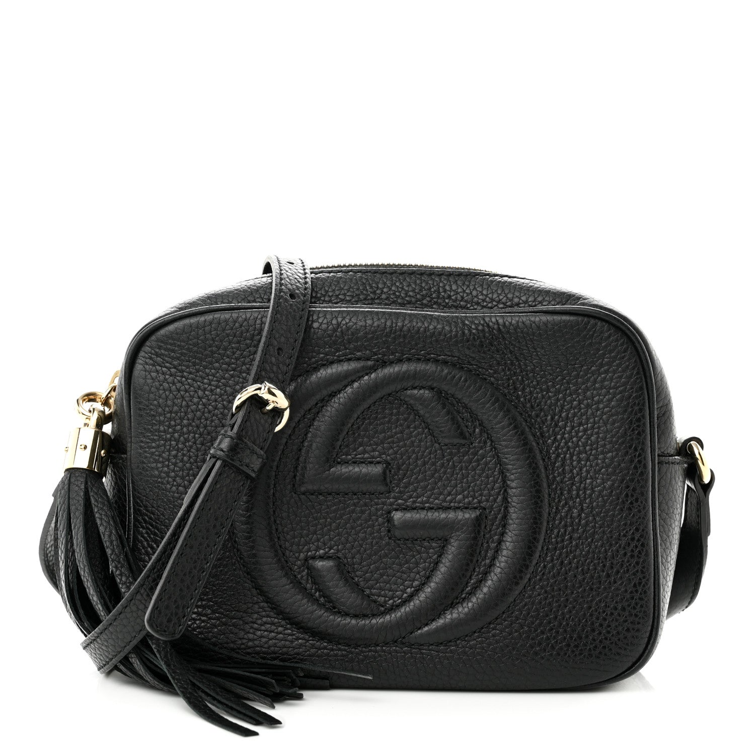 Gucci Pebbled Calfskin Small Soho Disco Bag Black 1 of 10