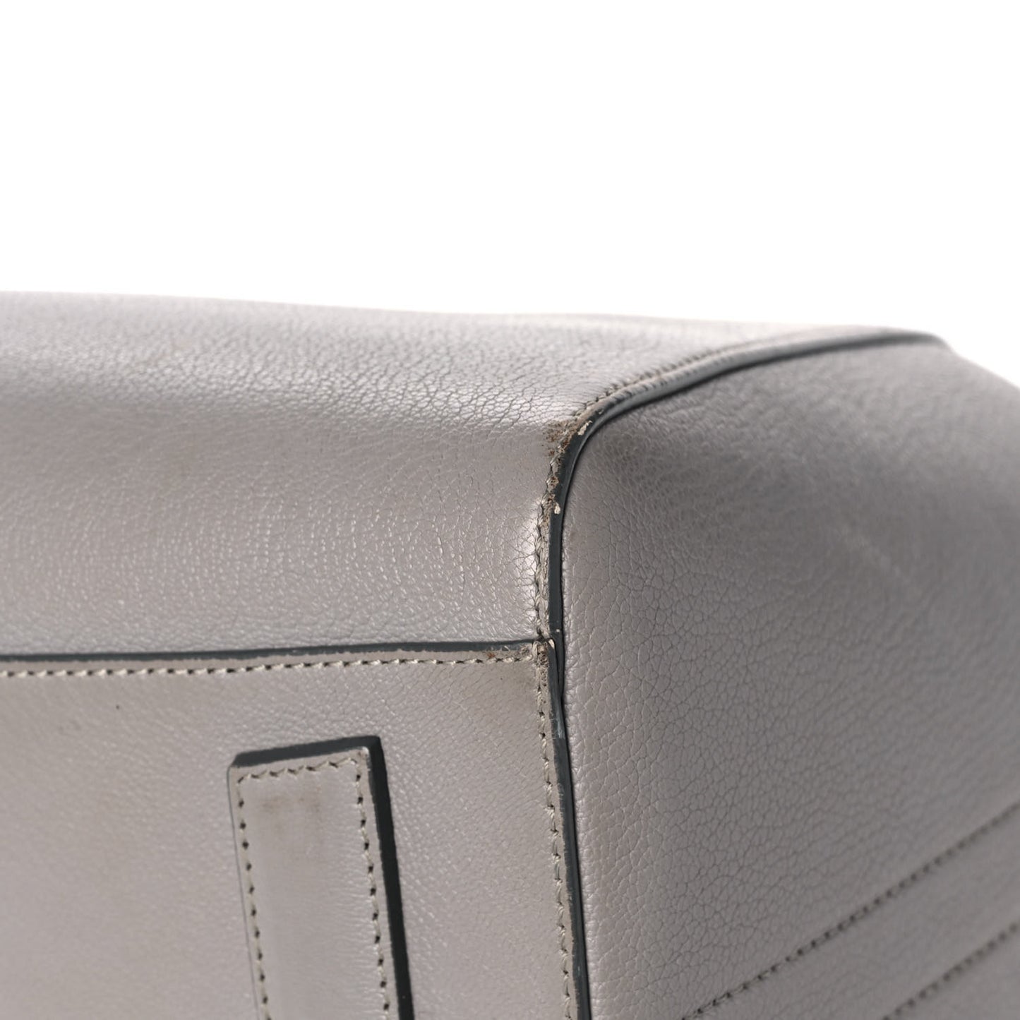 Sugar Goatskin Medium Antigona Pearl Grey