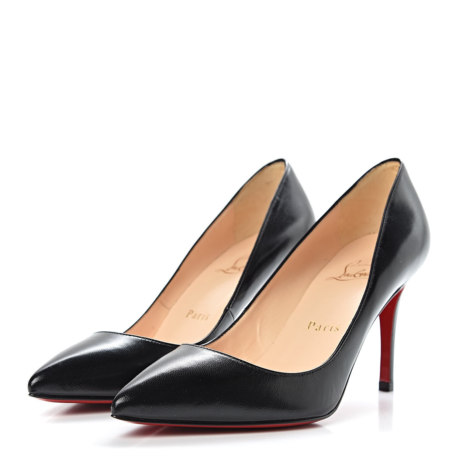 Christian Louboutin Kid Pigalle 85 Pumps 36.5 Black 3 of 9