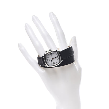 David Yurman Stainless Steel Calfskin Diamond 27mm Albion Wrap Quartz Watch 2 of 8
