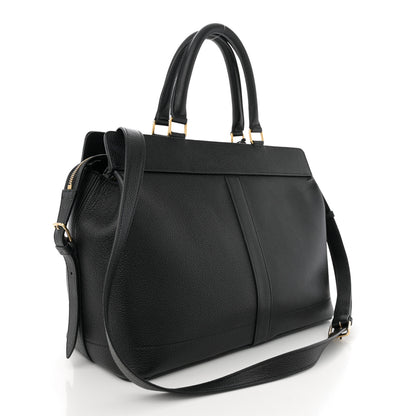 Celine Grained Calfskin Medium Cabas De France Black 3 of 11