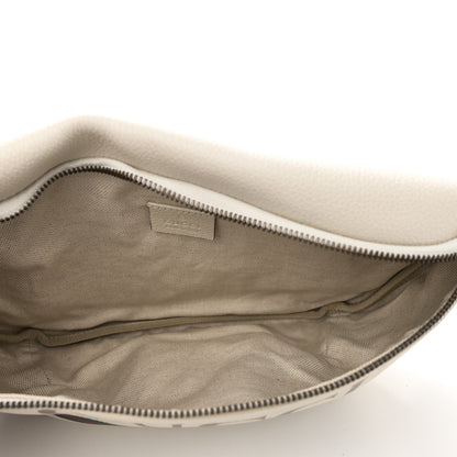 Gucci Grained Calfskin Logo Belt Bag White 5 of 10