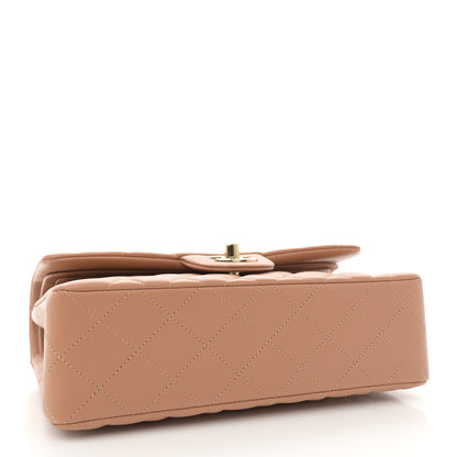 Chanel Lambskin Quilted Small Double Flap Brown 4 of 11