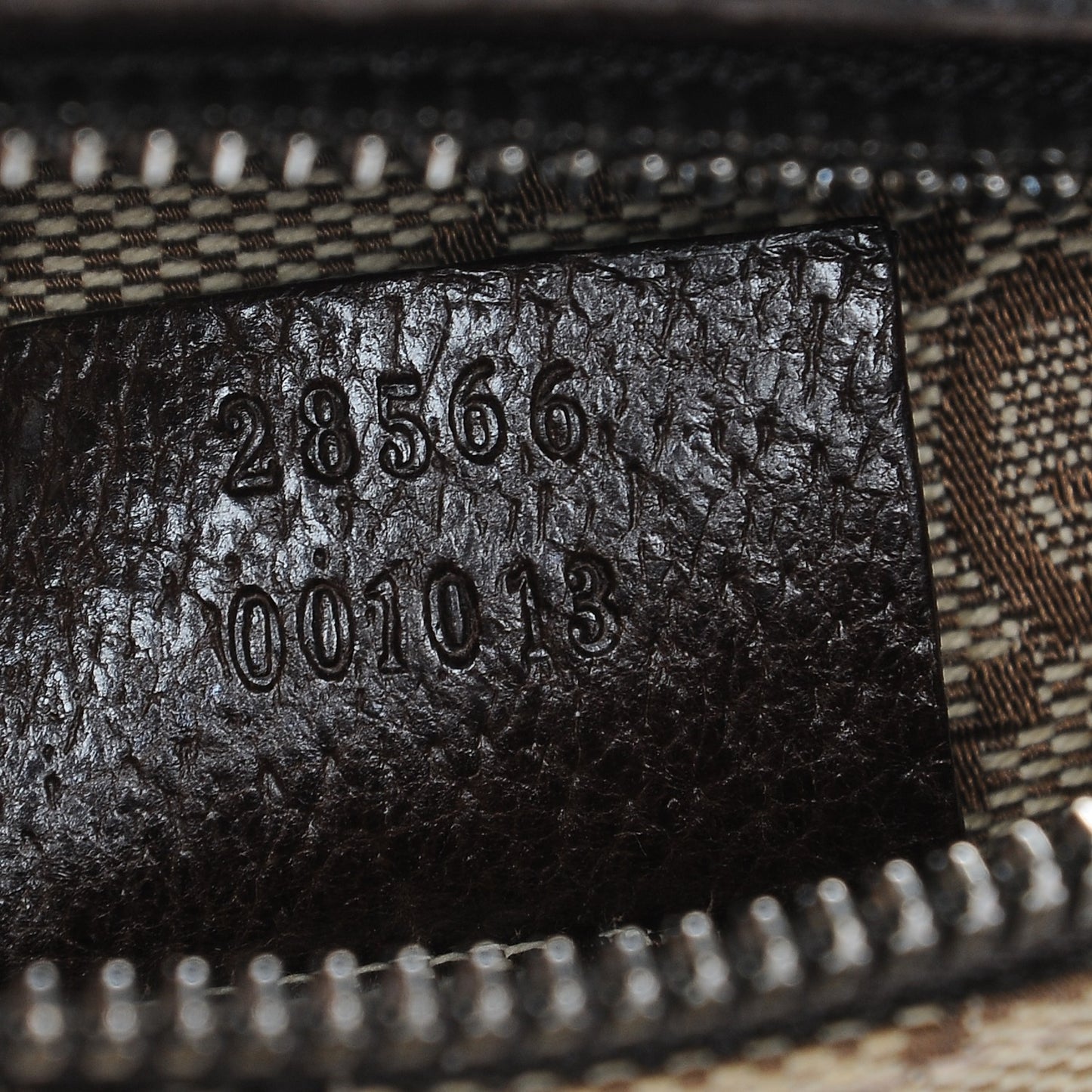 GG Monogram Double Pocket Belt Bag Dark Brown