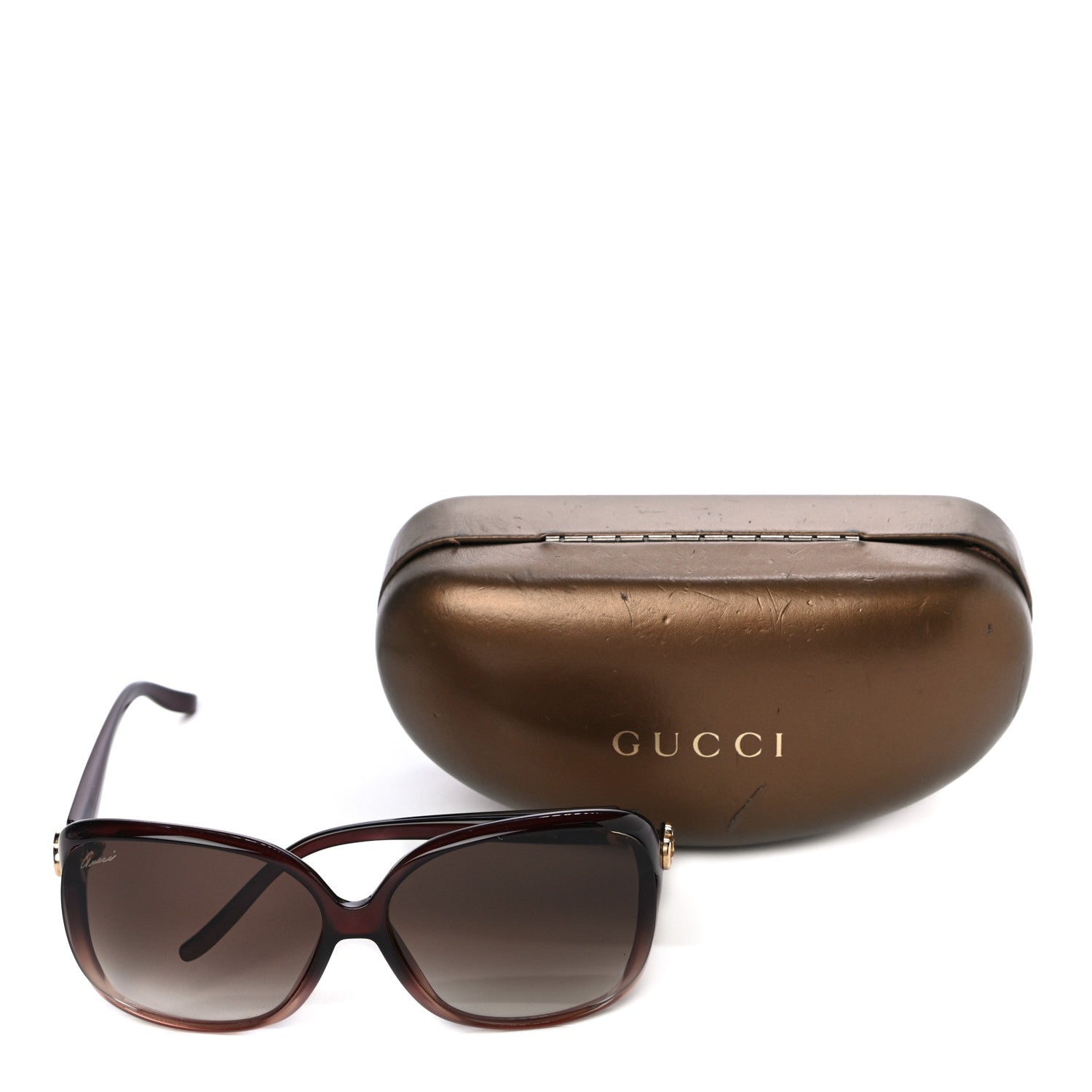 Gucci Acetate Lovely GG Sunglasses GG3500S Brown 7 of 7