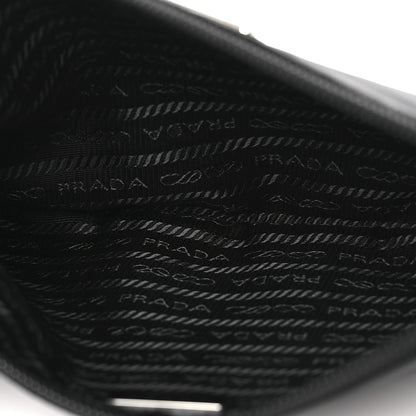 Prada Tessuto Nylon Saffiano Wristlet Black 5 of 11