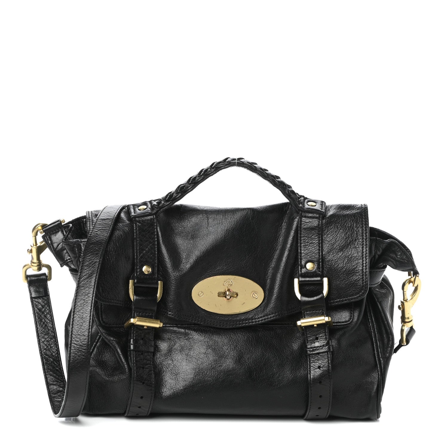 Mulberry Soft Buffalo Medium Alexa Black 1 of 14