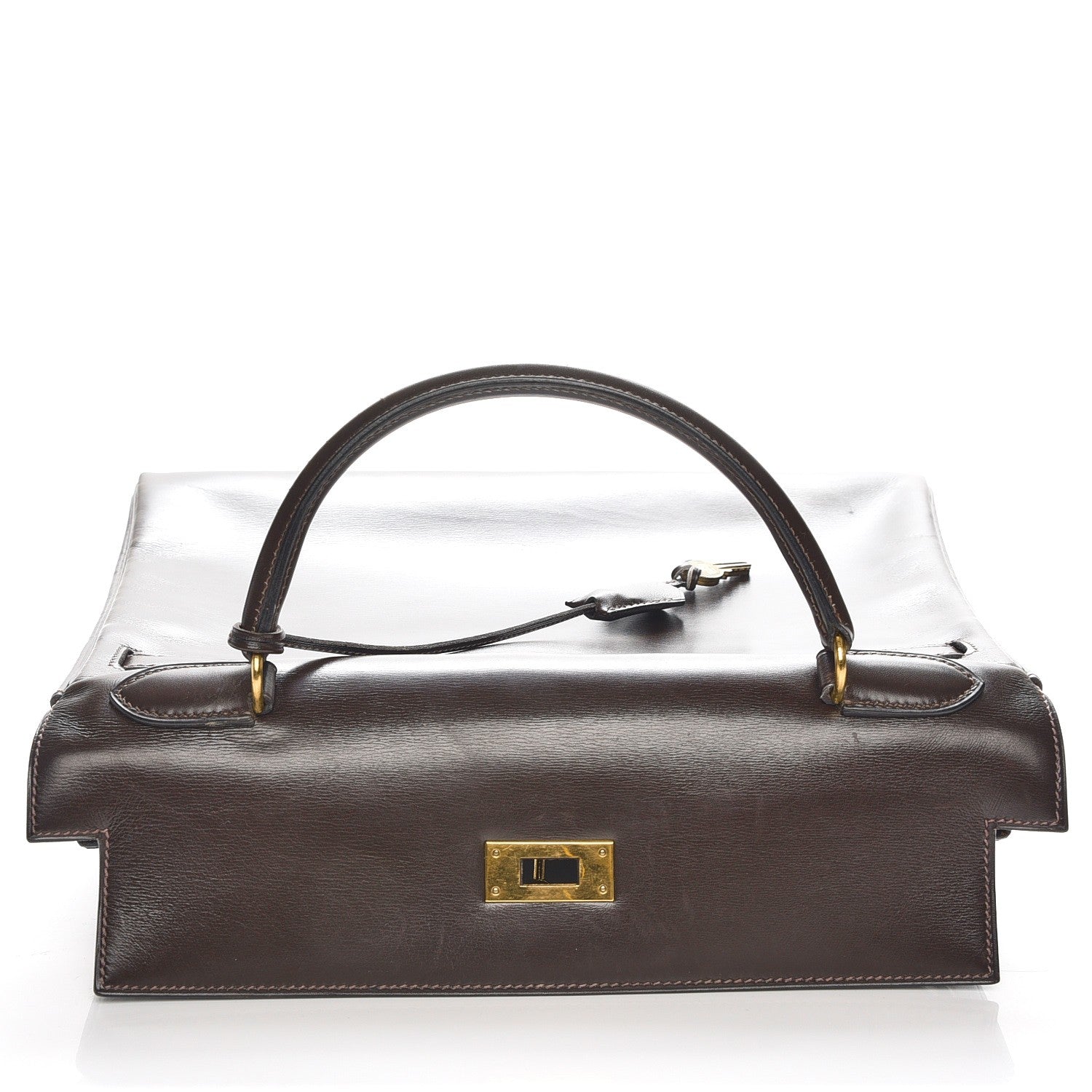 Hermes Box Kelly Retourne 32 Chocolate 9 of 22