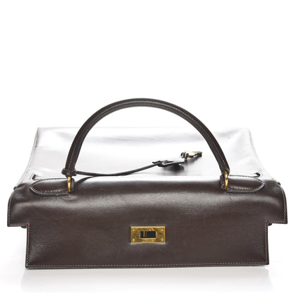 Hermes Box Kelly Retourne 32 Chocolate 9 of 22