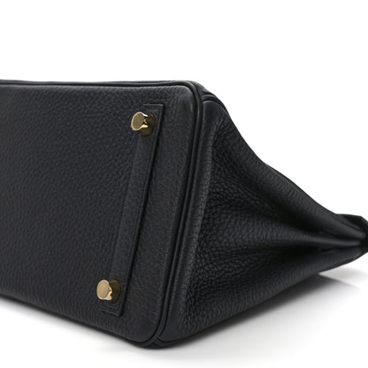 Hermes Togo Birkin 25 Black 8 of 9