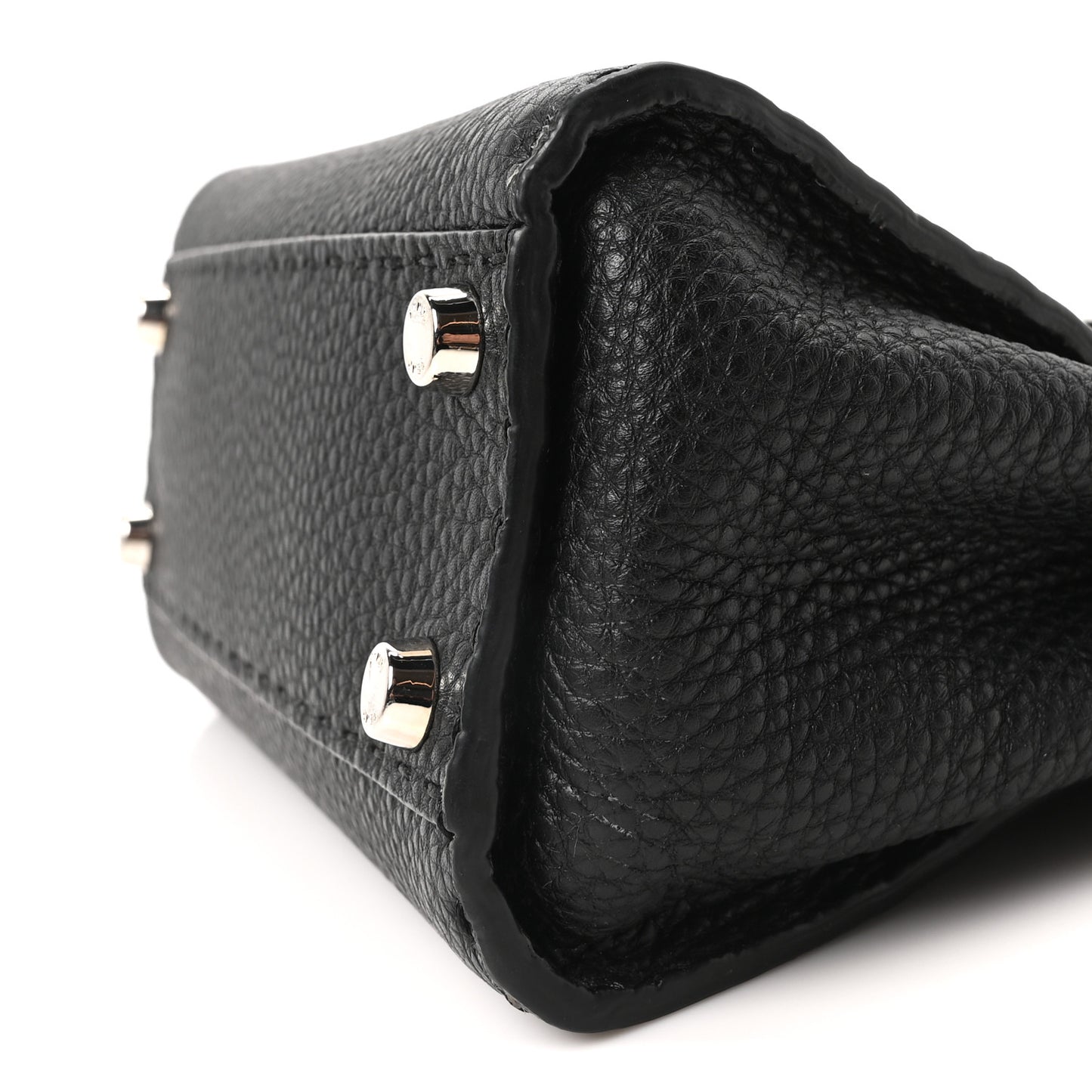Cuoio Romano Selleria Bi-Color Mini Peekaboo Iconic Satchel Black Mou