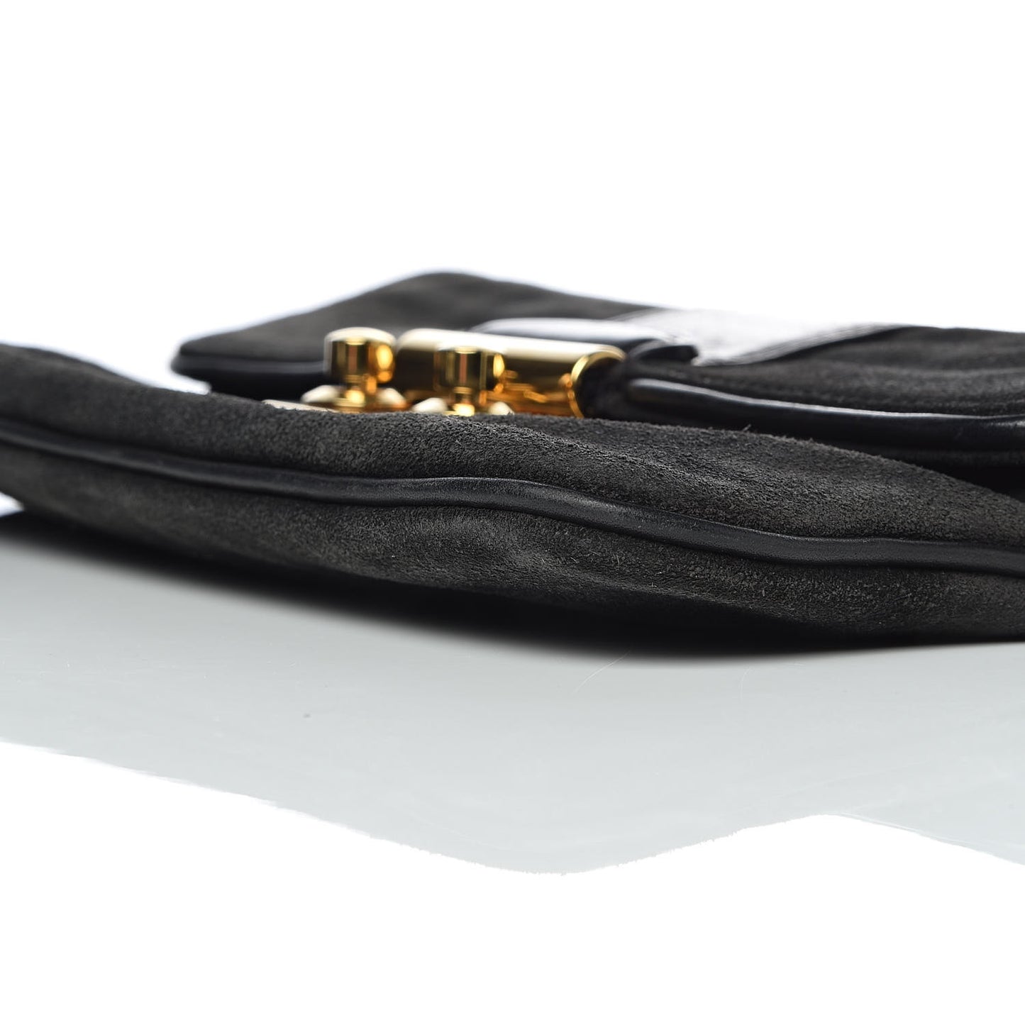 Suede SC Slim Clutch Asphalt