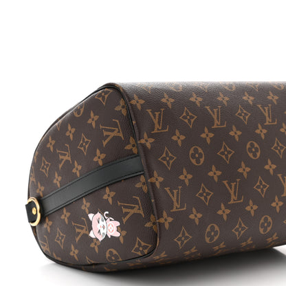 Louis Vuitton Monogram My World Tour Speedy Bandouliere 30 Black 9 of 11