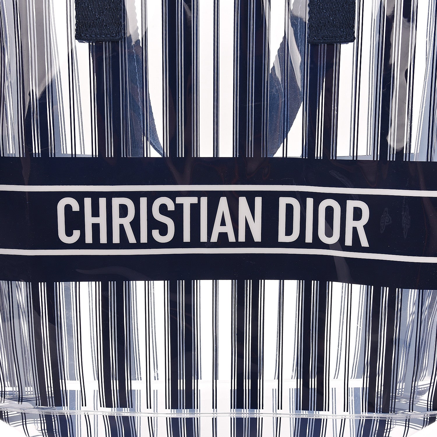Christian Dior Plastic Dioriviera Tote Navy 10 of 10