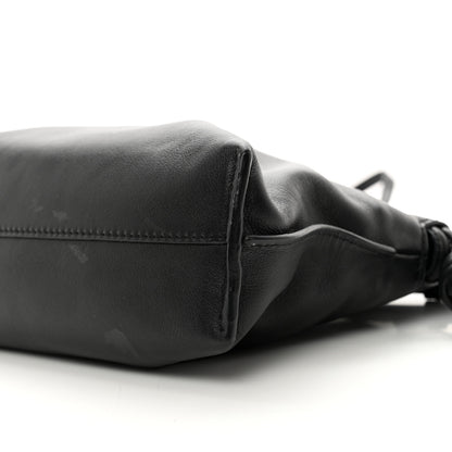 Loewe Calfskin Mini Flamenco Knot Clutch Black 8 of 10