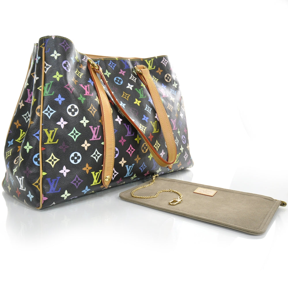 Louis Vuitton Monogram Multicolor Aurelia GM Black 2 of 9
