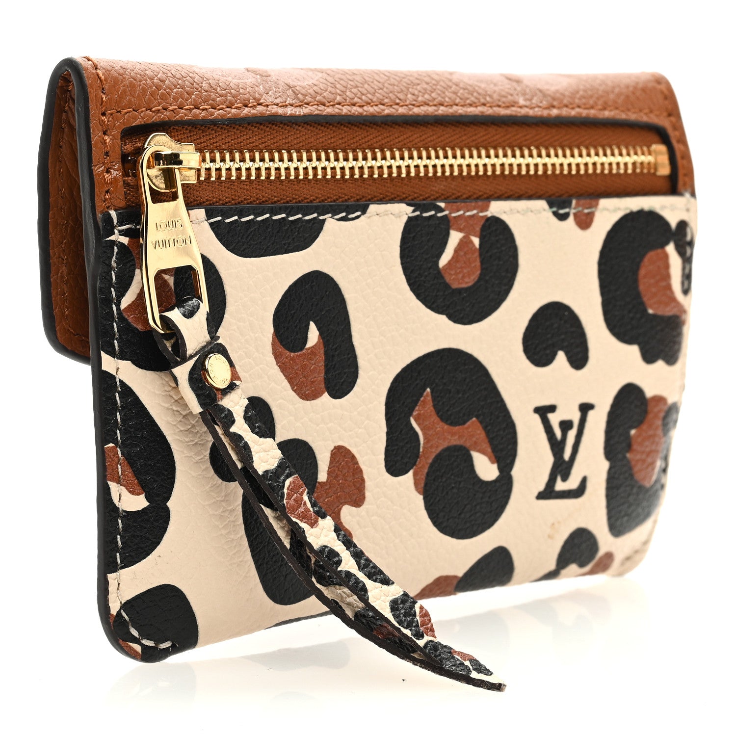 Louis Vuitton LOUIS VUITTON Empreinte Monogram Giant Wild At Heart Key Pouch Caramel 3 of 7