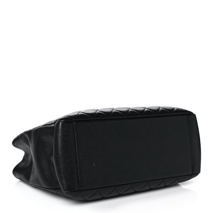 Chanel Caviar Quilted Grand Shopping Tote GST Black 4 of 15