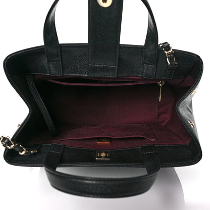 Chanel Caviar Quilted Small Business Affinity Shopping Bag Black 4 of 9