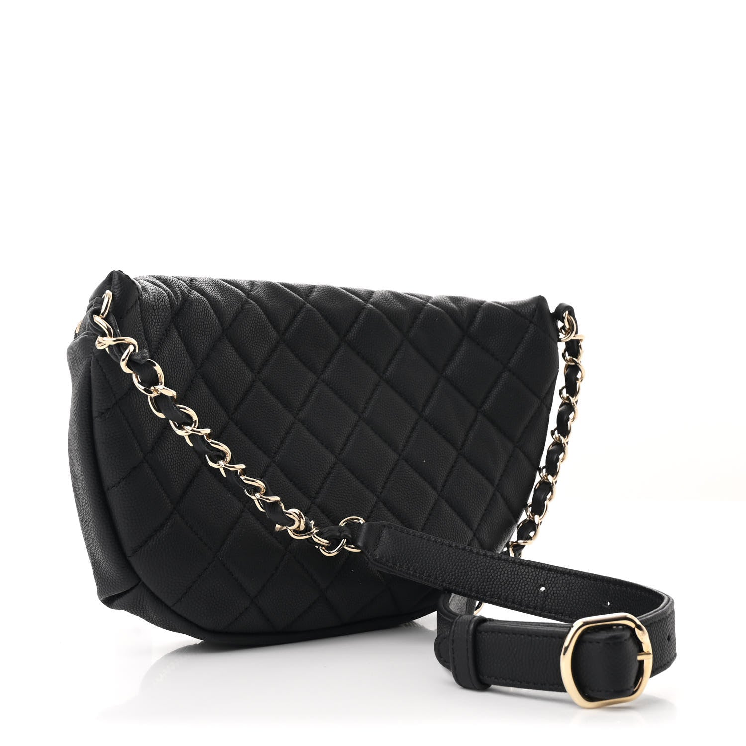 Chanel Caviar Quilted Business Affinity Waist Belt Bag Black 3 of 10