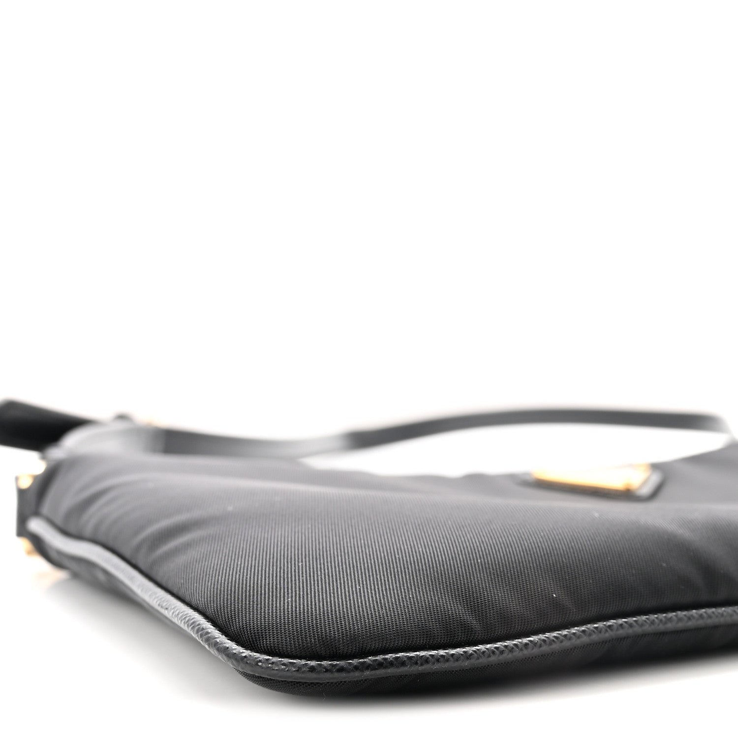 Prada Re-Nylon Saffiano Raso Shoulder Bag Black 8 of 10