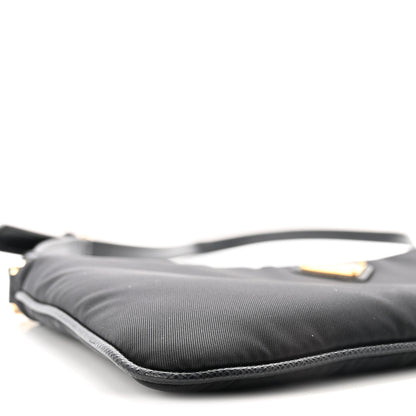Prada Re-Nylon Saffiano Raso Shoulder Bag Black 8 of 10