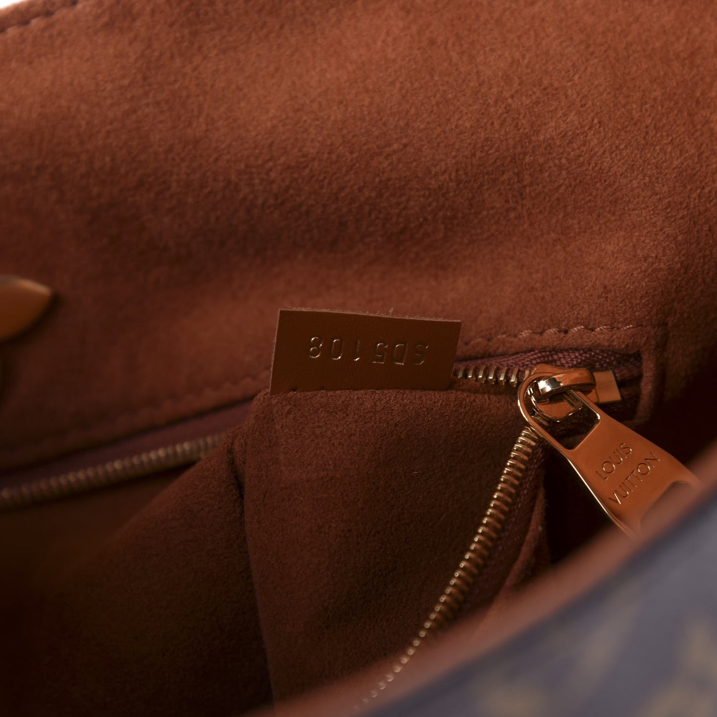 Monogram Flower Hobo Caramel