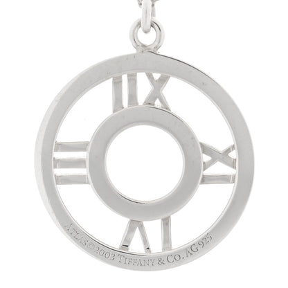 Tiffany Sterling Silver Medium Atlas Open Pendant Necklace 5 of 5