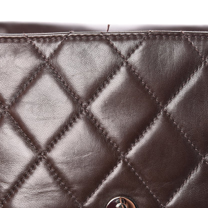 Chanel Lambskin Quilted Backpack Brown 14 of 20