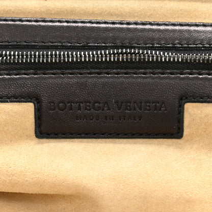 Bottega Veneta Nappa Intrecciato Frame Shoulder Bag Black 6 of 15