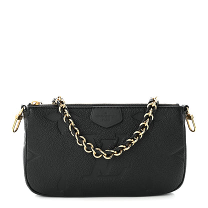 Louis Vuitton Empreinte Monogram Giant Multi Pochette Accessories Mini Pochette Black 1 of 9
