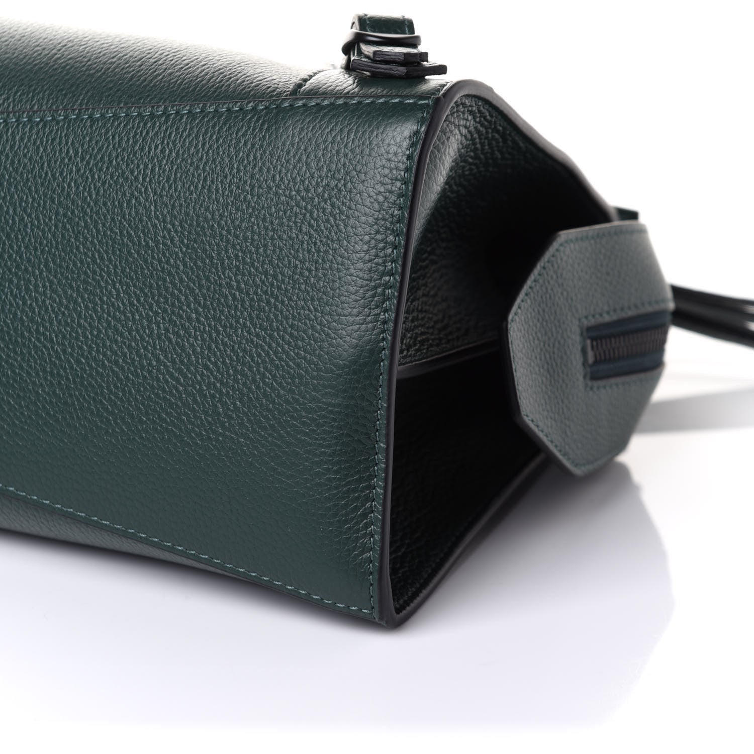 Balenciaga Grained Calfskin Neo Classic Matte Black Hardware S City Forest Green 10 of 10
