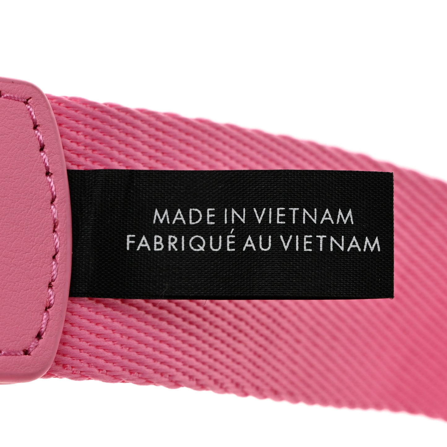 Cotton The Outline Logo Webbing Strap Petal Pink