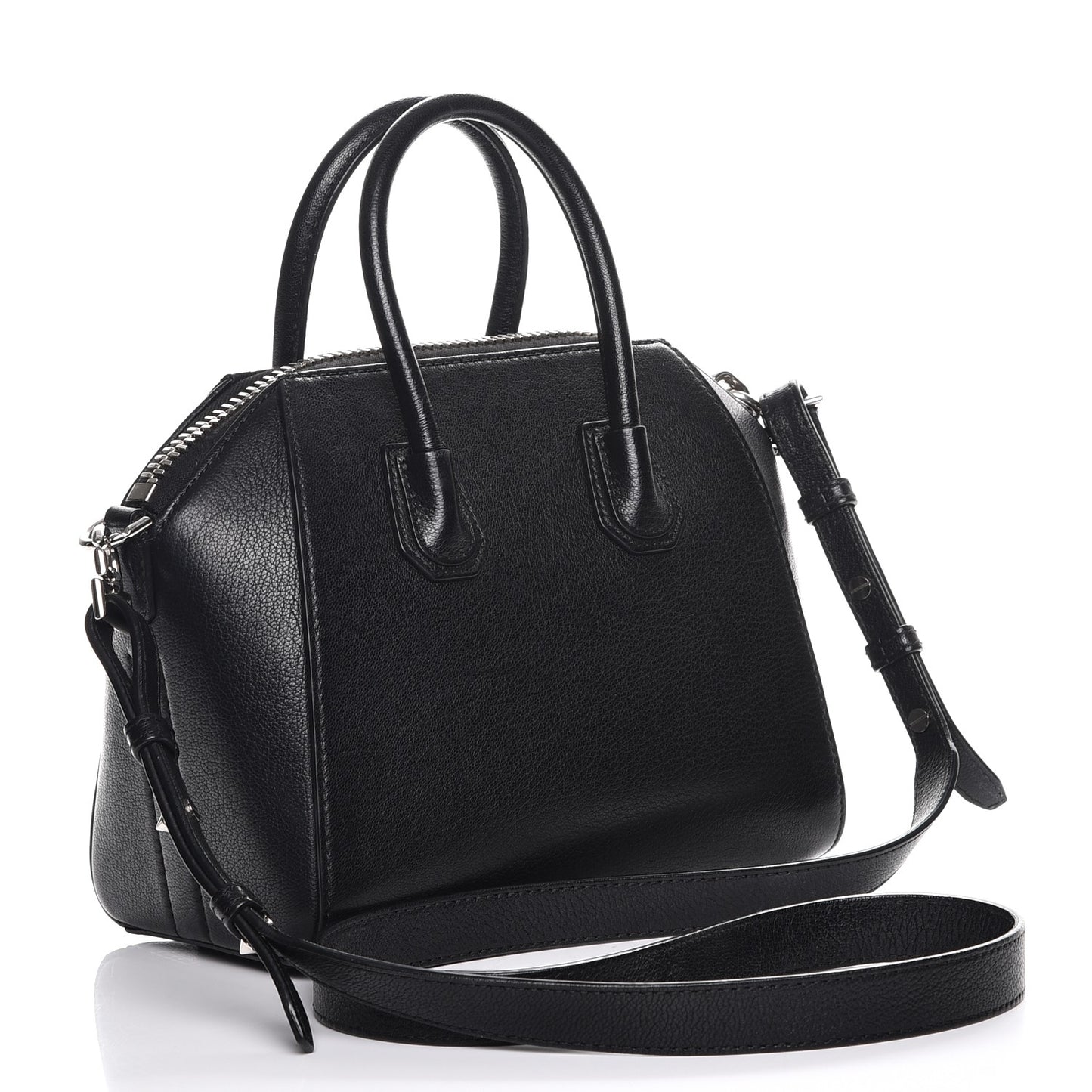 Sugar Goatskin Mini Antigona Black