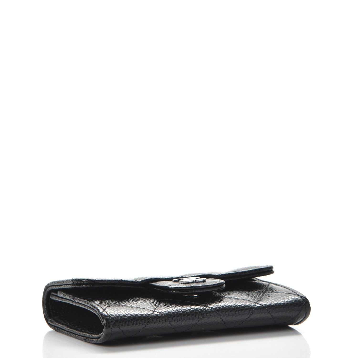 Chanel Caviar Quilted Flap Card Holder Black 4 of 8