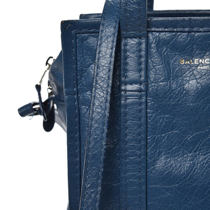 Balenciaga Agneau XS Bazar Shopper Tote Bleu Profond 13 of 13