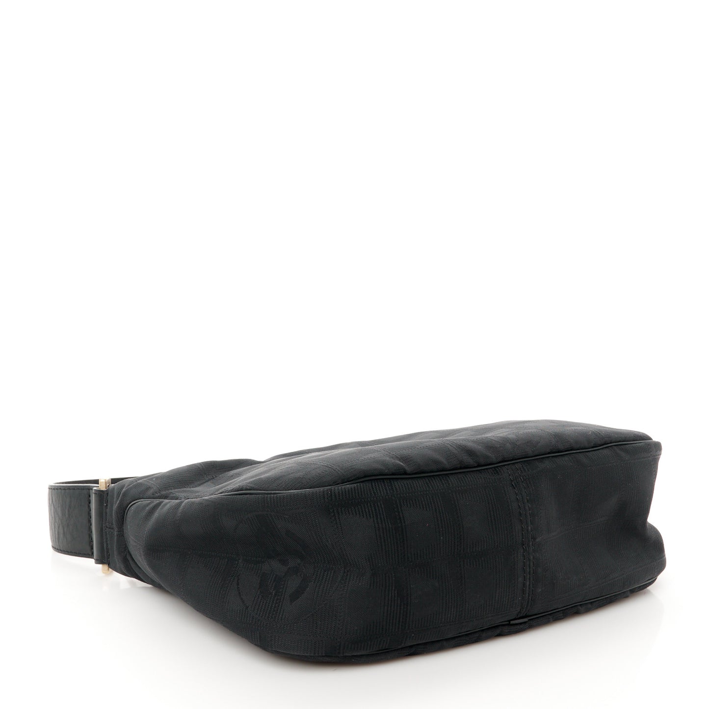 Nylon Travel Hobo Black