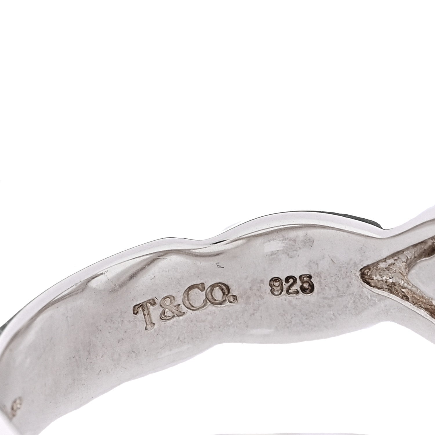 Tiffany Sterling Silver Paloma Picasso Double Loving Heart Ring 52 6 5 of 5