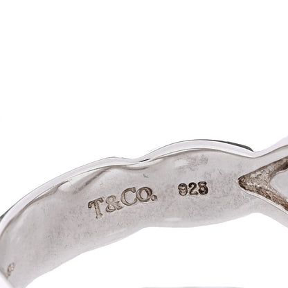 Tiffany Sterling Silver Paloma Picasso Double Loving Heart Ring 52 6 5 of 5