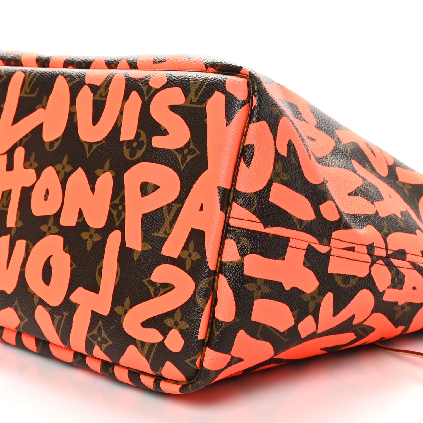 Monogram Graffiti Neverfull GM Orange