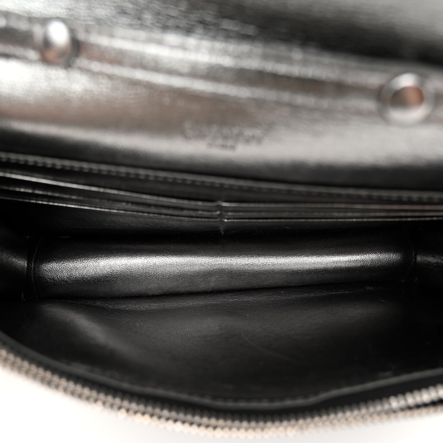 Givenchy Lambskin Emblem Chain Wallet Black 5 of 10