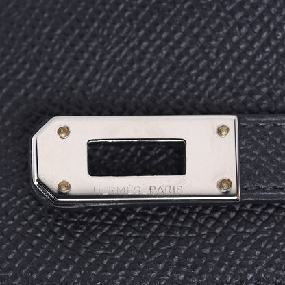 Hermes Epsom Kelly Longue Wallet Black 16 of 17