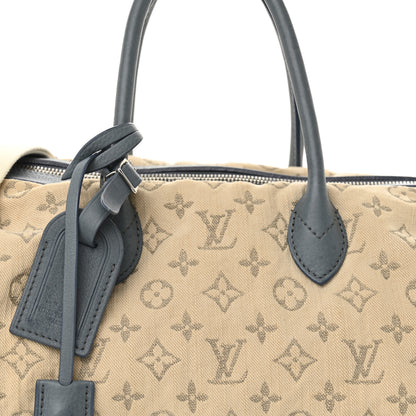 Louis Vuitton Monogram Denim Speedy Round GM Blue 8 of 12